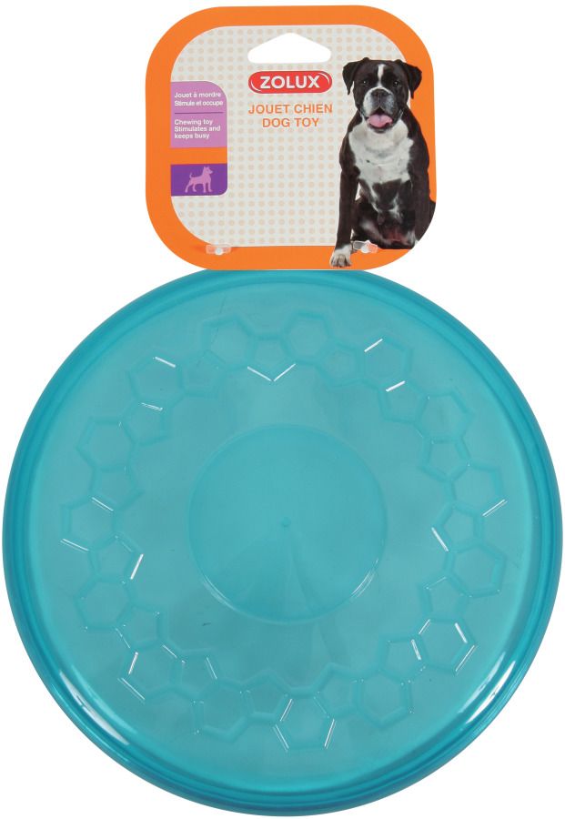 Frisbee pour chien TPR POP Turquoise Zolux - Niche à chien