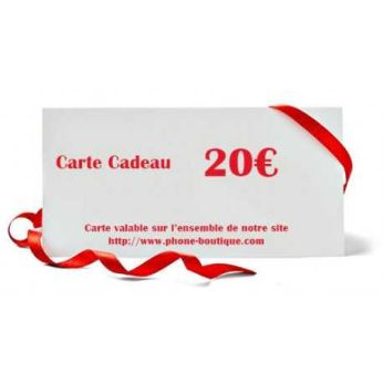 Carte cadeau 20€