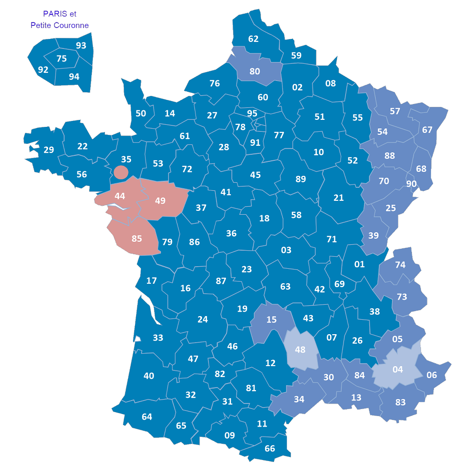 Carte de livraison France Express